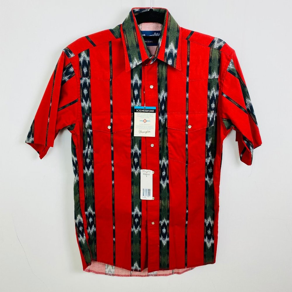 *SOLD* Wrangler Western Pearl Snap Button Down - Picture 1 of 6